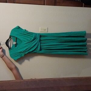 Turquoise downeast dress